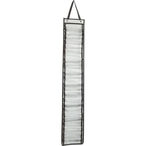 Wall ing Accessory Storage with 24 Slots, Art & Craft Organizer, Transparent
