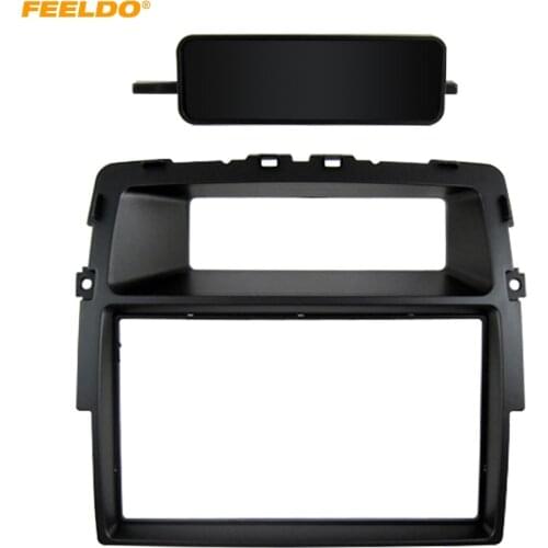 FEELDO Car Radio Audio 2DIN Panel Fascia Frame for NISSAN Primastar OPEL Vivaro RENAULT Trafic II Stereo Dash Trim Installation