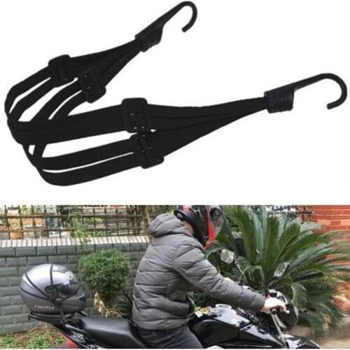 60CM Motorcycle Helmet Straps Motos Luggage Net Motorcycle Accessories Helmet Hooks Luggage Retractable Elastic Rope Fixed Strap