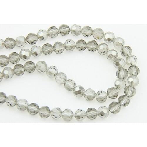 Gray Crystal 32 Faceted Ball High Quality Crystal DIY Chandelier Parts Strand Garland DIY Parts Free Shipping