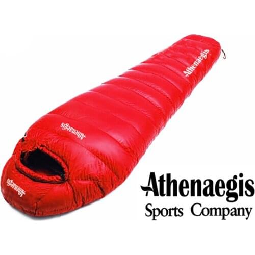 Athenaegis 600G White Goose Down Filling Can Be Spliced Mummy Ultra-Light Camping Comfortable Sleeping Bag