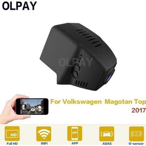 Car DVR Wifi Video Recorder Dash Cam Camera High Quality Night Vision Full HD For Volkswagen Magotan top edition 2017