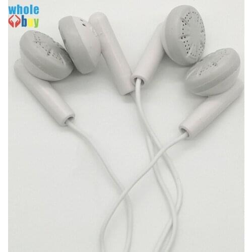White cheapest disposable Earphones Economical Stereo in-ear Headphones in Schools , Gyms , hotels , motor coaches, 300pcs/lot