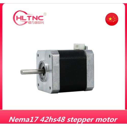 Free shipping 48mm Nema17 Stepper Motor 42 motor Nema 17 motor 42HS48 0.55N.M (17HS48) motor 4-lead for 3D printer