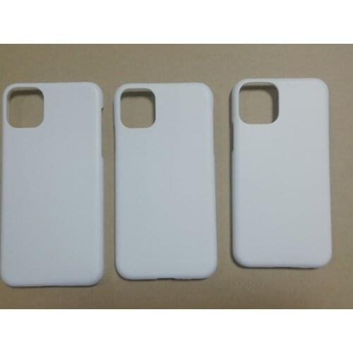 Open Side Blank phone case for New iPhone 12 5.4inch / 11 pro max 6.5 inch 3d Sublimation heat press case 5 pices / lot