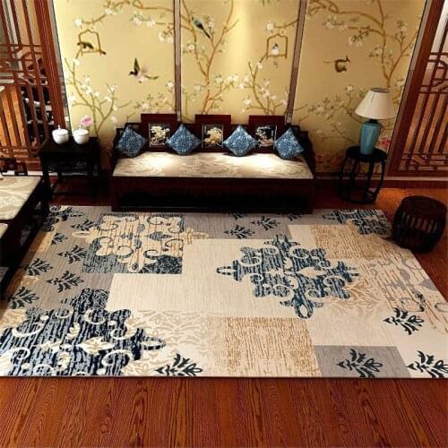 Retro Geometric Living Room Large Carpets Bedroom Study Bedside Area Rug Modern luxury Home Decor Sofa Chair Floor Mat dywan