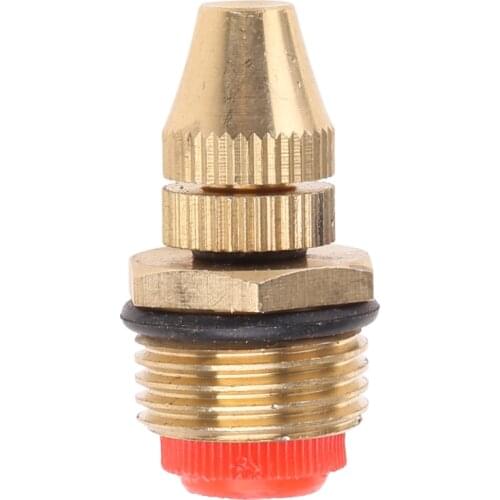 1/2" Adjustable Water Flow Brass Spray Misting Nozzles Spray Head Garden Lawn