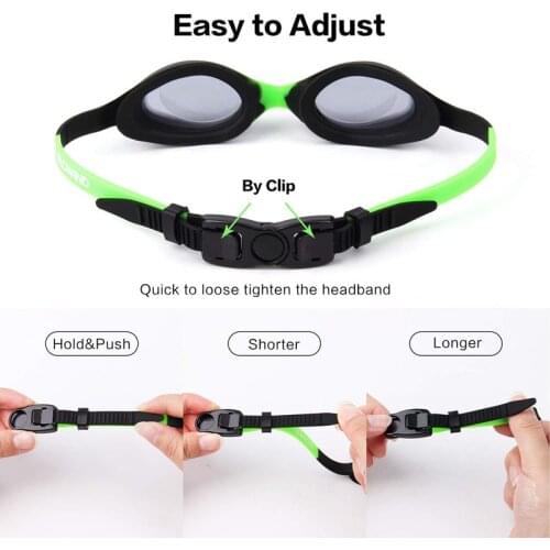 Hot Sale Adjustable 100% Goggles Swimming Glasses Anti-Fog UV Protect Children Kid Waterproof Silicone SWim Eyewear Dropshipping