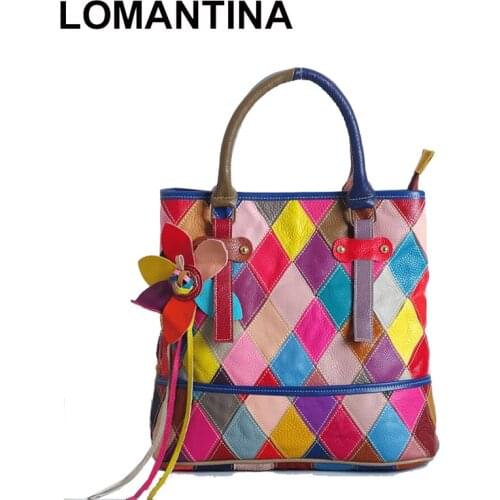 LOMANTINA Hot Brand 2020 Women Messenger Bags Beautiful Flowers Designer Handbag High Quality Bolsa Feminina
