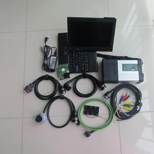 Mb star c5 sd connect with software 2020.12 newest 320gb hdd laptop thinkpad x200 tablet touch screen diagnostic tool