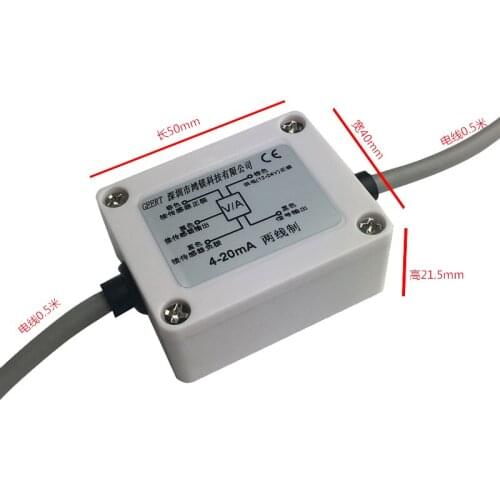 GEERT displacement sensor output signal conversion module 0-10V voltage signal 4-20MA current signal