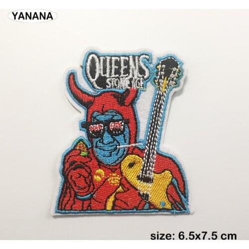 Rock band Patch Badges Embroidered Applique Sewing Iron On Badge Clothes Garment Apparel Rose Accessories