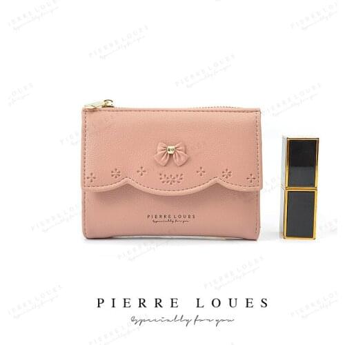 2021 New Women Wallet Fashion Korean Solid Color High Quality Female Short Clutch Bag PU Leather Ladies Coin Purse Card Holder