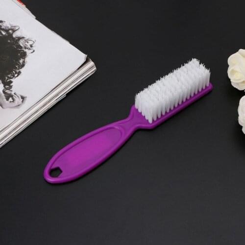 2021 New Nail Dust Scrub Nail Plastic Brush For File Manicure Pedicure Tool Dust Cleaning