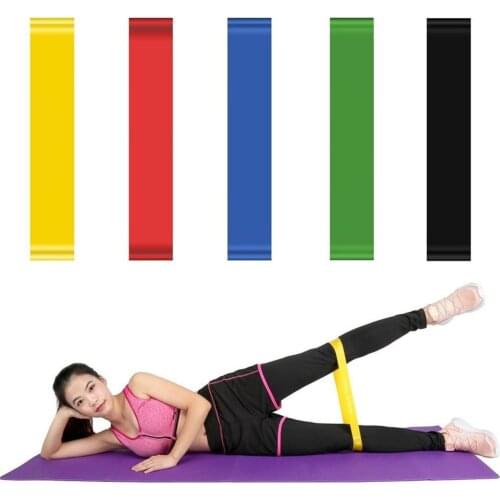 New Fitness Workout Resistance Bands Yoga Pilates Sport Training Rubber Elastic Band Exercise Loop Gym Equipment Hip Circle