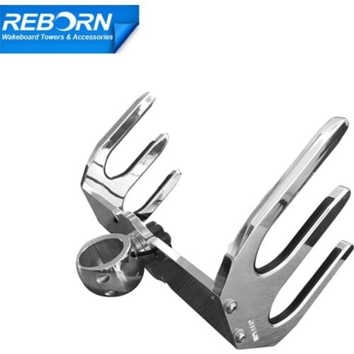 Reborn Pro3 Quick Release Boat Ski Rack Polished