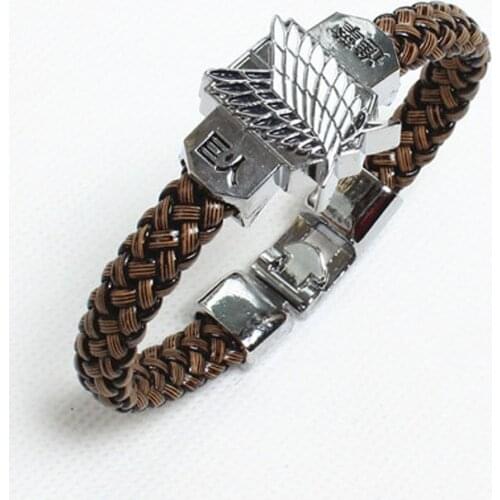 Attack on Titan Shingeki No Kyojin Cosplay Costume Bracelet Hand Strap