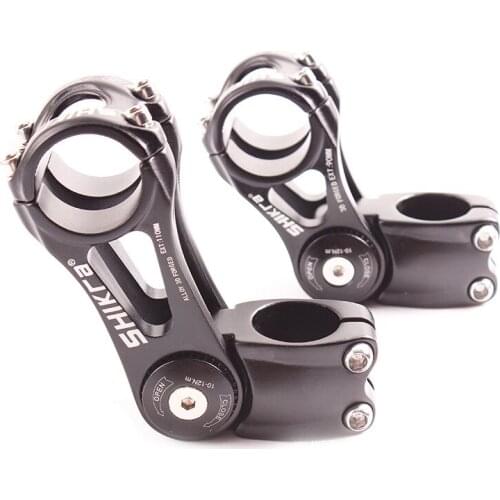 Mountain Bike Handlebar Stand Faucet Handlebar Raiser Adjustable Riser 31.8*110mm Negative Angle Adjustable Riser Bicycle Stem