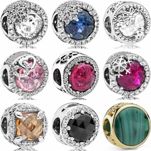 Snowflake Entwined Hearts Enchanted Nature Grains Of Energy Beads 925 Sterling Silver Charm Fit Europe Bracelet Diy Jewelry