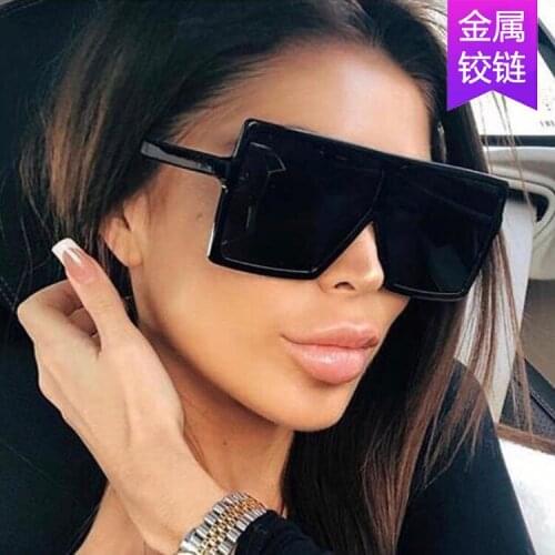 Hot Selling European and American Retro Large Frame Sunglasses/2021 New Street Snap Fashion Sunglasses
