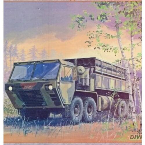 USA M977 Oshkosh heavy duty high mobility tactical truck DIY Handcraft Paper Model KIT Handmade Toy Puzzles Gift Movie props