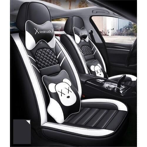 Kalaisike Leather Universal Car Seat covers for Subaru all models forester XV Legacy impreza Outback car styling auto accessorie