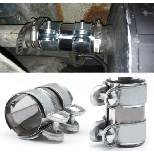 Stainless Steel Universal Exhaust Pipe Clamp Clip Tail Throat Clamp 2.5inch