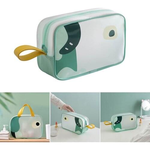 Waterproof Cosmetics Pouch Storage Bag Girl Cartoon Portable Travel Storage Bag Carry-On Wash Bag Home