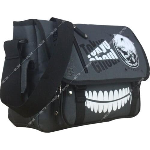 Japanese Anime Tokyo Ghoul Cosplay Messenger Bag School Students Shoulder Ken Kaneki Oxford Travel Mens Satchel Gift