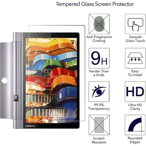Full Screen Protector For Lenovo YOGA Tab 3 10 YT3-X50F Tempered Glass YOGA Tablet 3-X50F YT3-X50F/X50M Tablet Glass ZA0H0064US