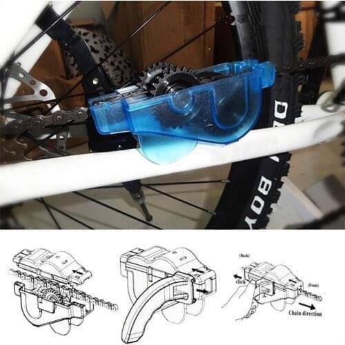 1Pcs Car Accessories Chain Cleaner Scrubber Brushes Motorcycles Cycling Cleaning Bicycle Mountain Bike Maintain Chain Road Bike