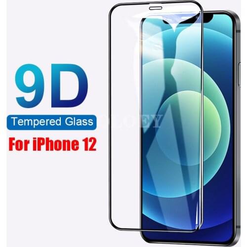 2 Pack 9D Protective Glass for iPhone 12 pro max 5G Full Screen Cover Tempered Glas For iPhone se2020 12mini 12pro max original