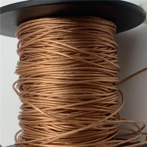 50m PU litz single crystal copper earphone fever upgrade line base material 25awg outer diameter OD: 0.95mm (30*0.07mm)