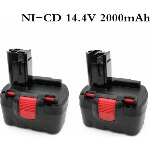 BAT038 14.4V 2000mAh Rechargeable Battery for bosch 14.4V Battery BAT038 BAT040 BAT140 BAT159 BAT041 3660K NI-CD