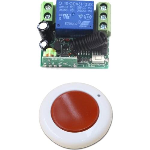 DC 12V RF Wireless Remote Switch Remote control ON-OFF Mini Receiver + Transmitter for Lights Lamp Motor 315/433Mhz