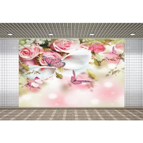 Lyavshi Old Staircase Entrance Brick Stone Wall Autumn Tree Maples Scene Background Photography Backdrops For Photo Studio Props