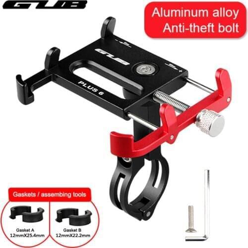 GUB Bicycle GPS Mobile Phone Mount Holder For Phone Bracket Support Sport Cycling Bike Aluminum Alloy Holder 55-100mm Adjustable