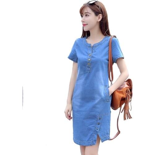 Джинсовые летние платья IOQRCJV China At AliExpress