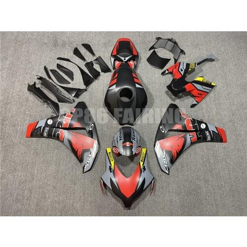 New ABS whole Motorcycle Fairings Kit Fit For Honda CBR1000RR 2008 2009 2010 2011 08 09 10 11 bodywork set Cool red black