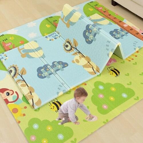 Carpet Track Cars Foldable Baby Play Mat Xpe Foam Kids Rug Soft Infant Crawling Pad Baby Games Pad Childrens Developing Mats