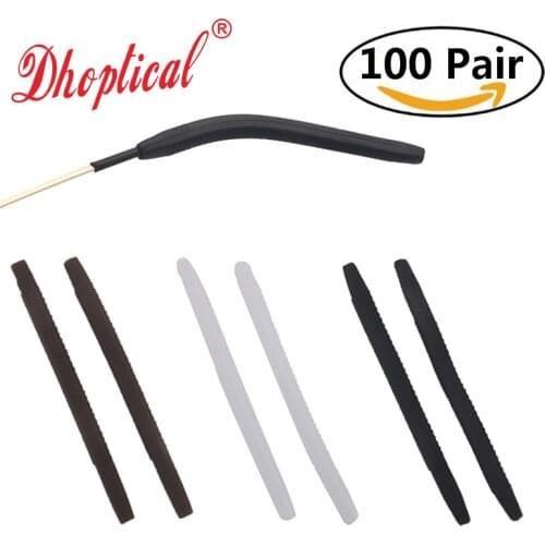 Colorful eyeglasses temples tips ,silicone temple tips ,double hole 2.0MM size 200pcs