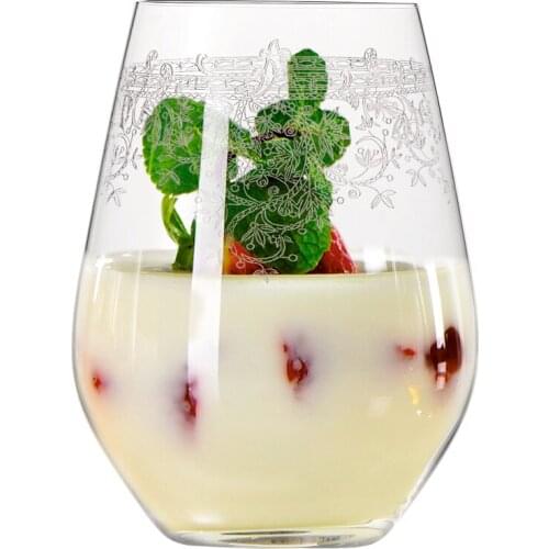 Creative Carved flowers Crystal glass cup tumbler glass Whiskey tea juice glasses wine cups Bar Hotel party wedding Drinkware