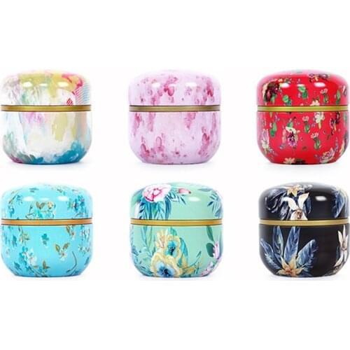 Kitchen Tea Box Jar Storage Holder Candies Cans Teaware Tea Caddies tin containers storage box 50ml