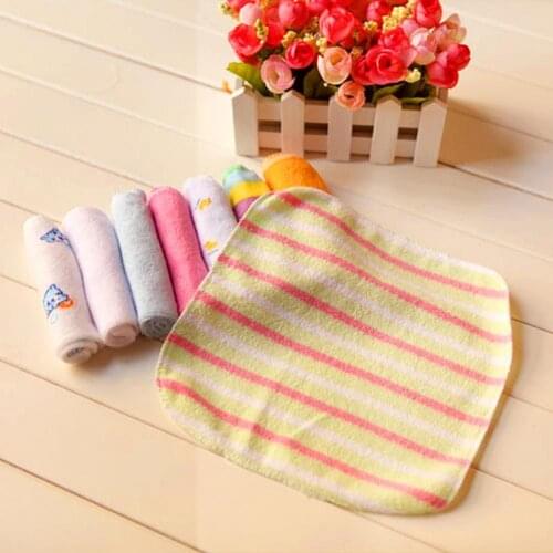 8Pcs Newborns Handkerchief Bathing Feeding Face Washcloth Eco-friendly Breathable Cotton Baby Square Towel Supplies for Home