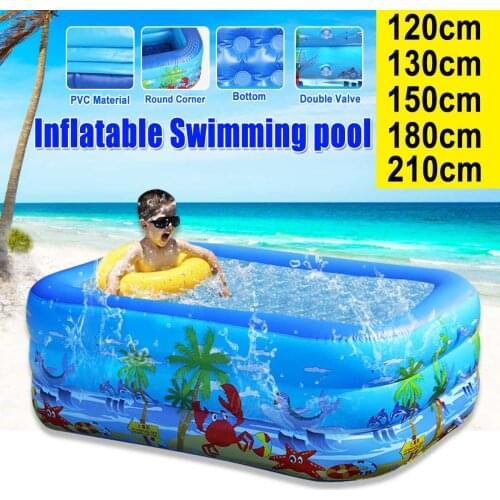 1.2 m-2.1m Inflatable Swimming Pool Thicken bath barrel Adults Kids folding bathtub Inflatable bathtub Inflatable Swimming Pool