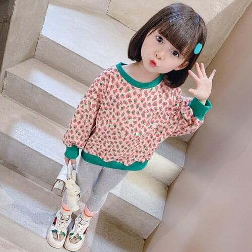 Clothes For Girls Leopard Sweatshirt + Leggings Tracksuits For Girls Casual Style Outfit For Girls Spring Autumn Tracksuit Kids