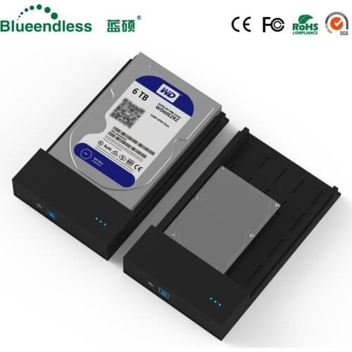 Optibay Stock Rushed Offer Sale Plastic Tools Free Hard Disk External Case HDD Box 3.5 Drive sata usb 3.0 Black HDD Enclosure