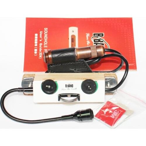 Original B BAND M4 Solid Wood Shell Acoustic Guitar Soundhole Active Pickup with Mircophone