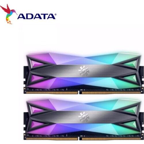 ADATA XPG D60 RGB PC Desktop Memory RAM Memoria Module 16GB 32GB DDR4 PC4 3200MHz 3600MHz 4133MHz DIMM for Computer