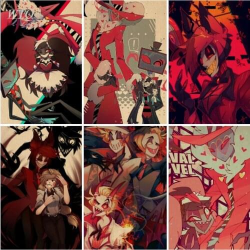 Retro Poster Japan Anime H Hotel Anime Posters Wall Poster Home Decoration Wall Art Canvas Painting Photos for Childrens Room